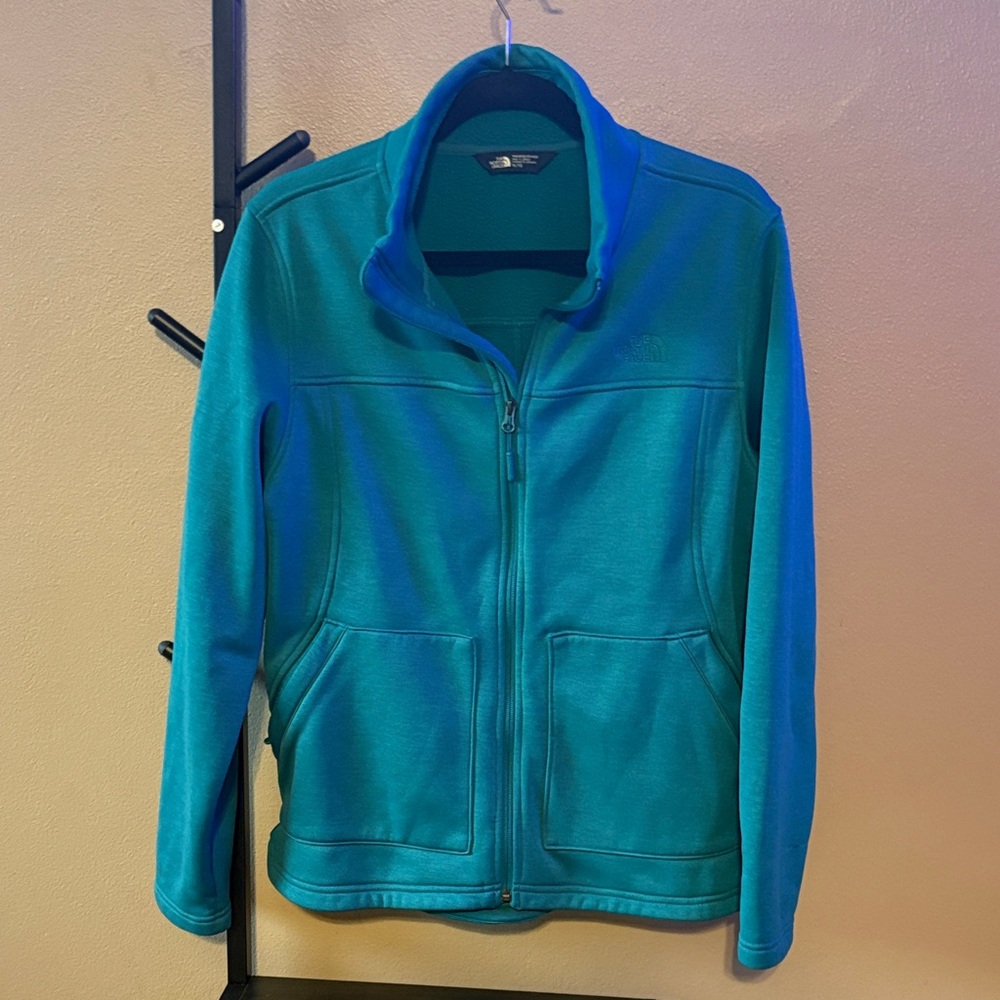 Womens Northface Teal Full-Zip Jacket XL
